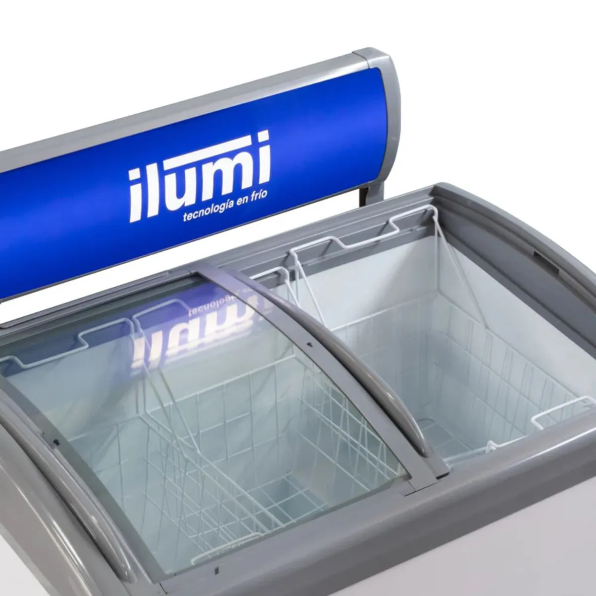 ILUMI - Congelador Horizontal Ilumi TF-4600 - 460L con Tapas de Vidrio