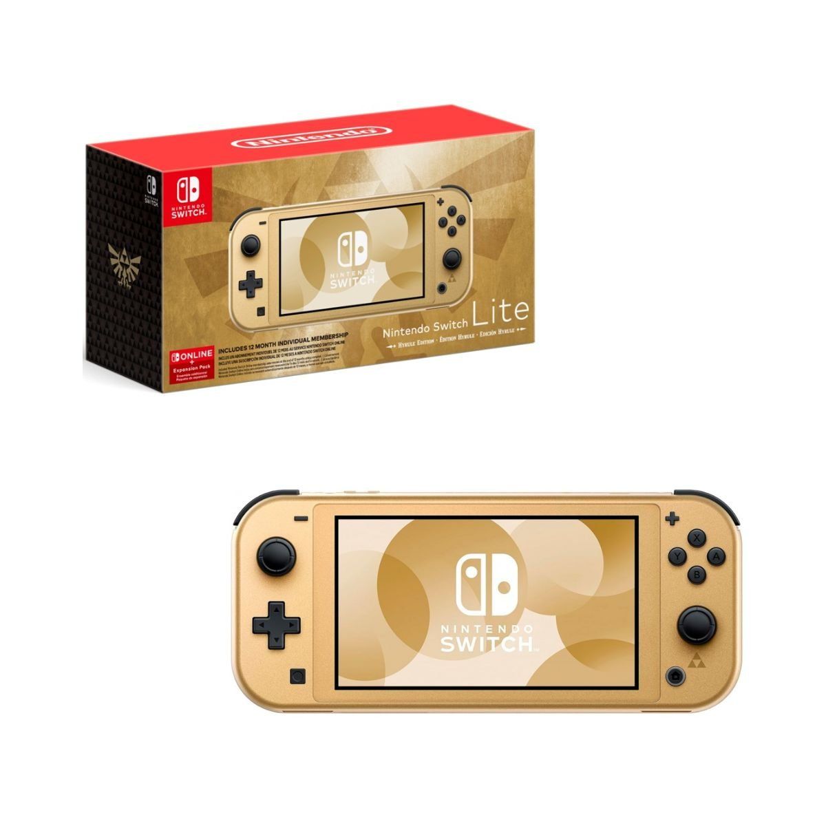 NINTENDO - Consola Nintendo Switch Lite Zelda Hyrule Edition