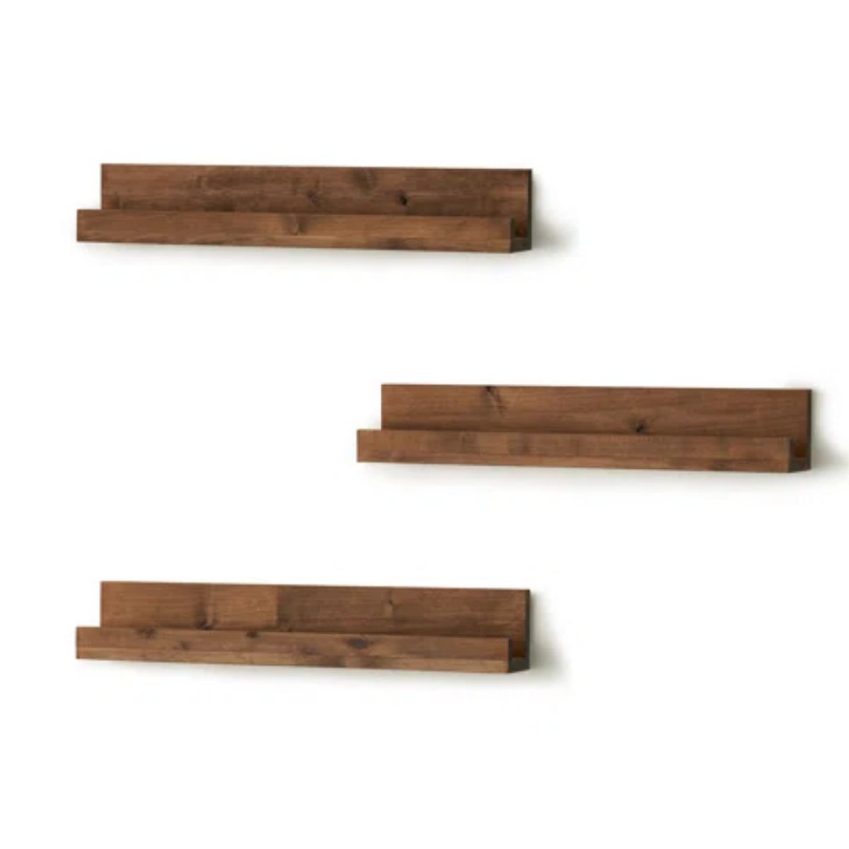 GENERICO - Repisa Flotante x3 unid Alisen Caramelo Petrox Home