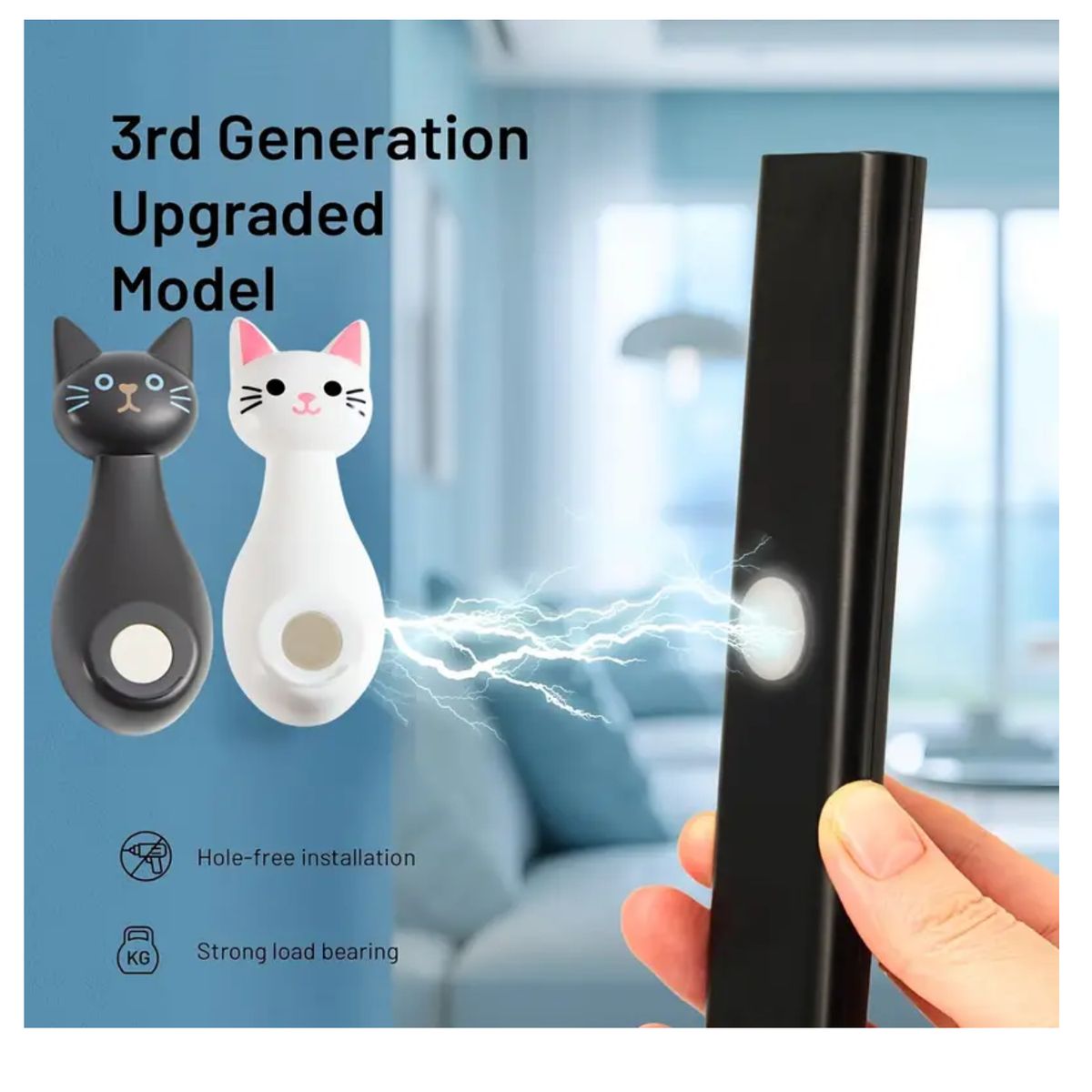 GENERICO - Control Remoto Para Samsung Smart Tv 4k + Soporte de Gato