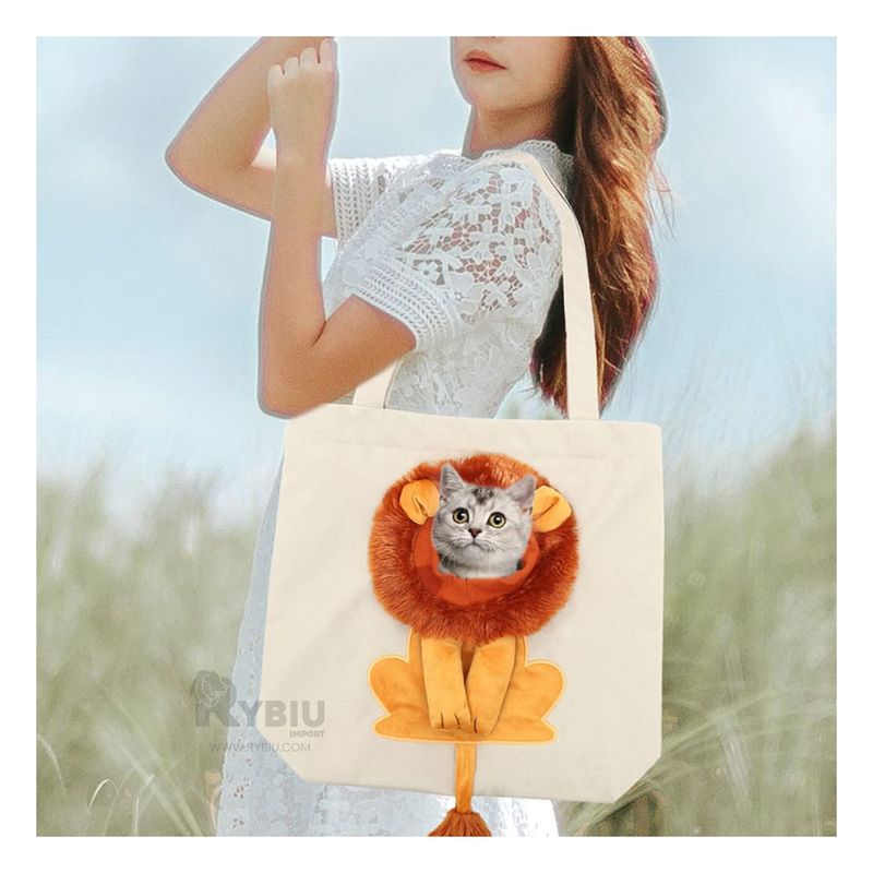 GENERICO - Bolso Lavable de Paseo de Mascota Hueso Y+Regalo Stickers
