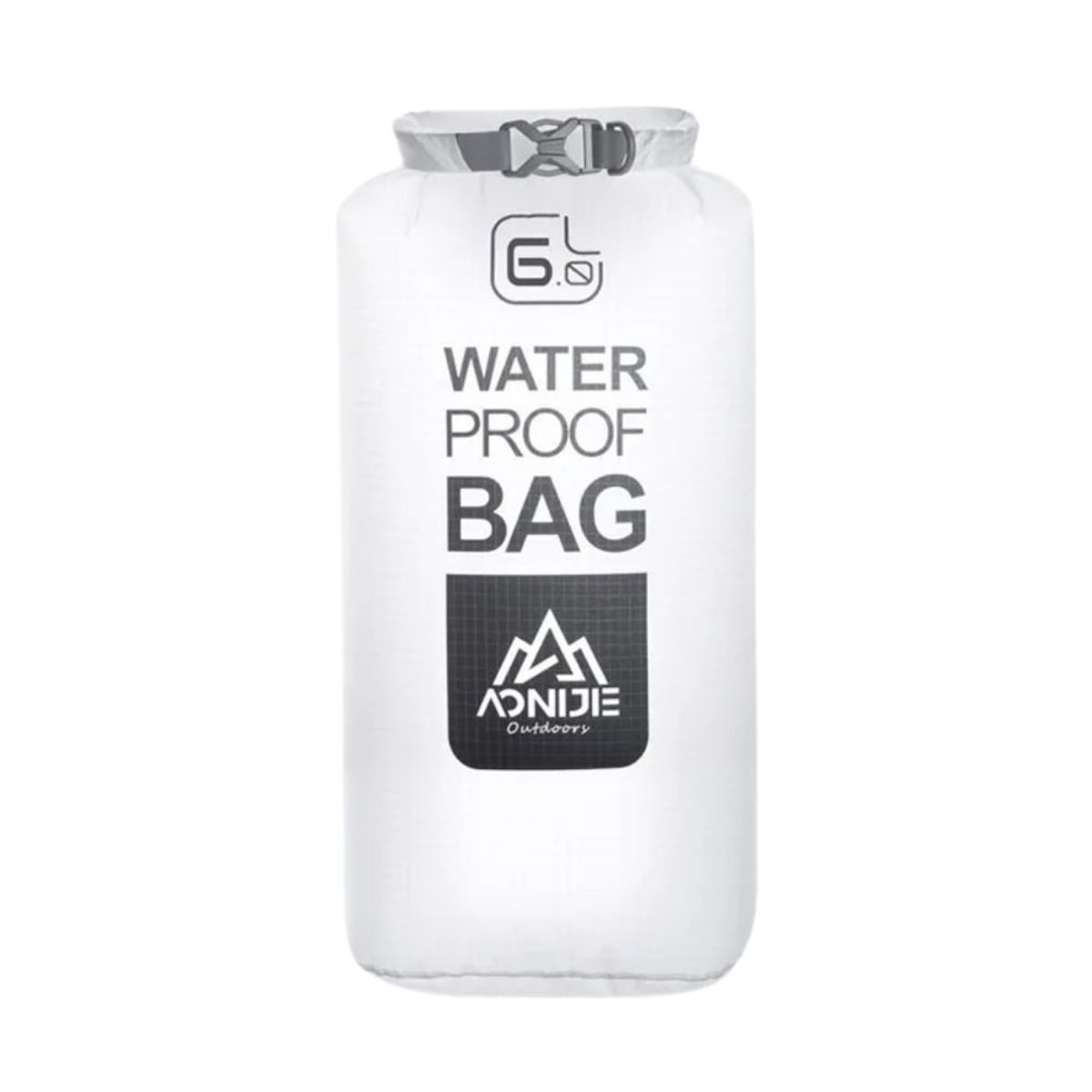 AONIJIE - Bolsa Sumergible Seca Impermeable Outdoors AONIJIE 6L-BLANCO
