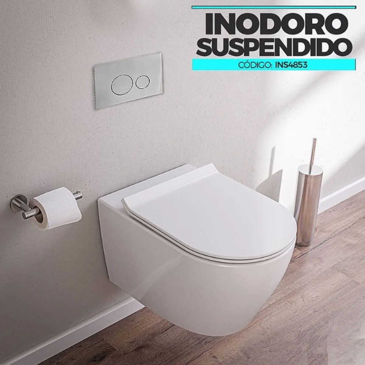 XM - INODORO SUSPENDIDO BLANCO  INS4853