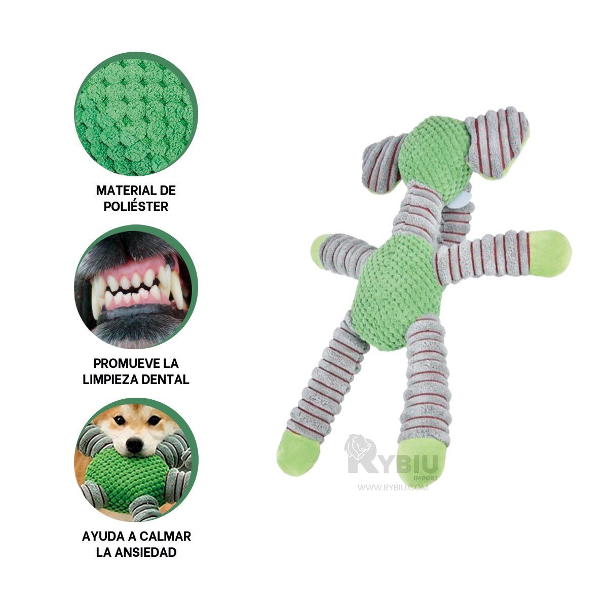 GENERICO - Felpudo con Sonido Chillon de Color Verde Y+Gift MiniAgenda