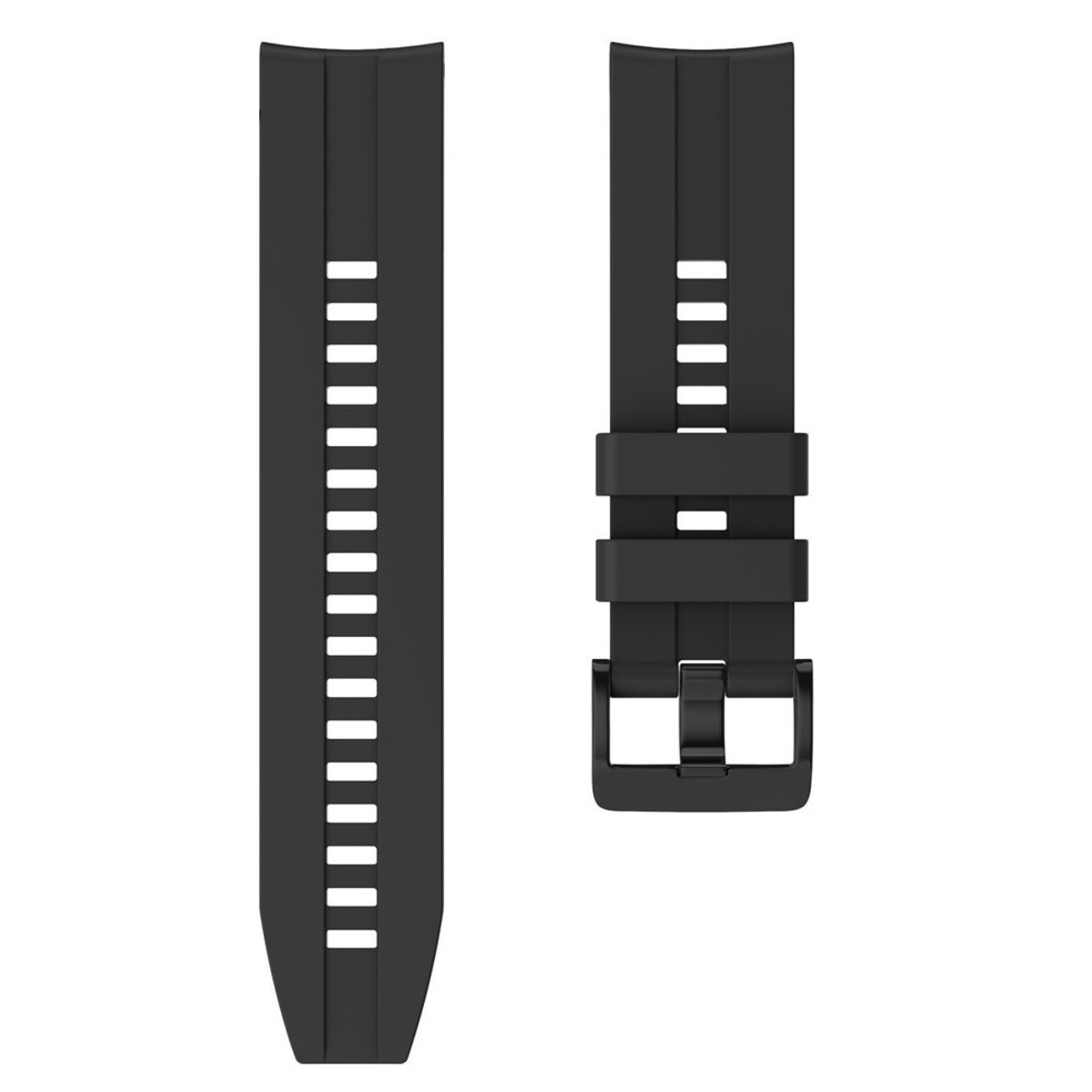 GENERICO - Correa Silicona Sport 2 para HUAWEI GT5 DE 46MM - GT5 PRO - Negro