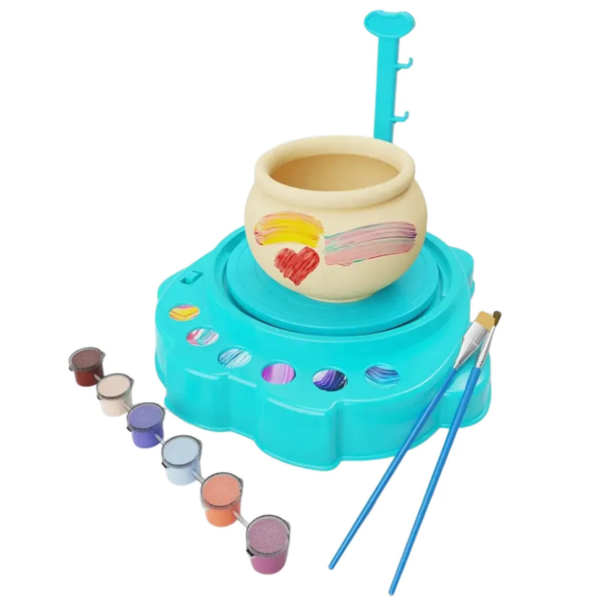 GENERICO - MÁQUINA DE ARCILLA  CELESTE