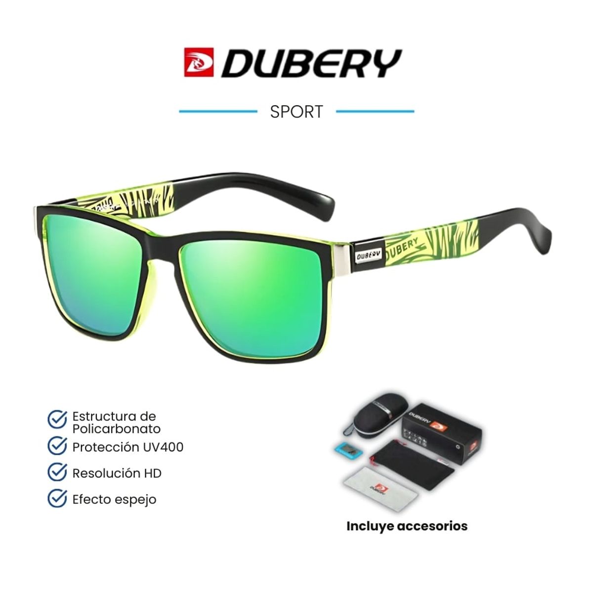DUBERY - Lentes de Sol DUBERY Sport - Polarizados - UV400