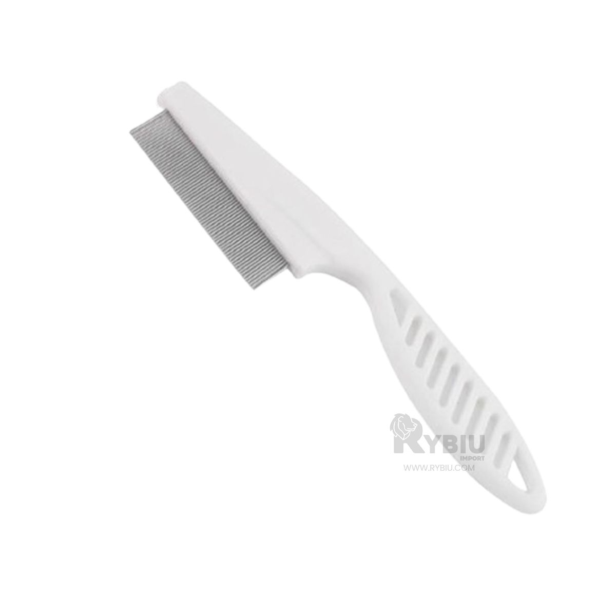 GENERICO - Peine Fino Saca Pulgas para Mascotas de Color Blanco