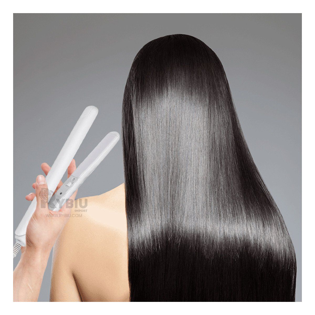 GENERICO - Plancha de Viaje Mini para Mujer Blanco Y+Regalo Agendita