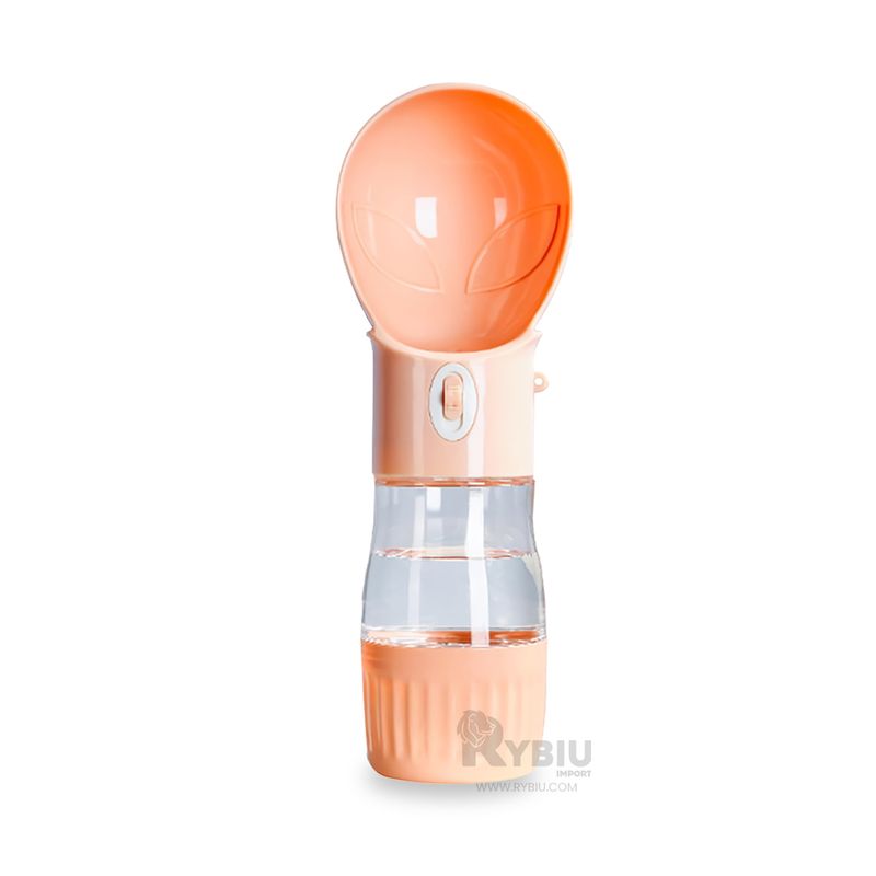 RYBIU IMPORT - Expendedor Portatil en Ovni de Perro Naranja Y+Gift Stickers