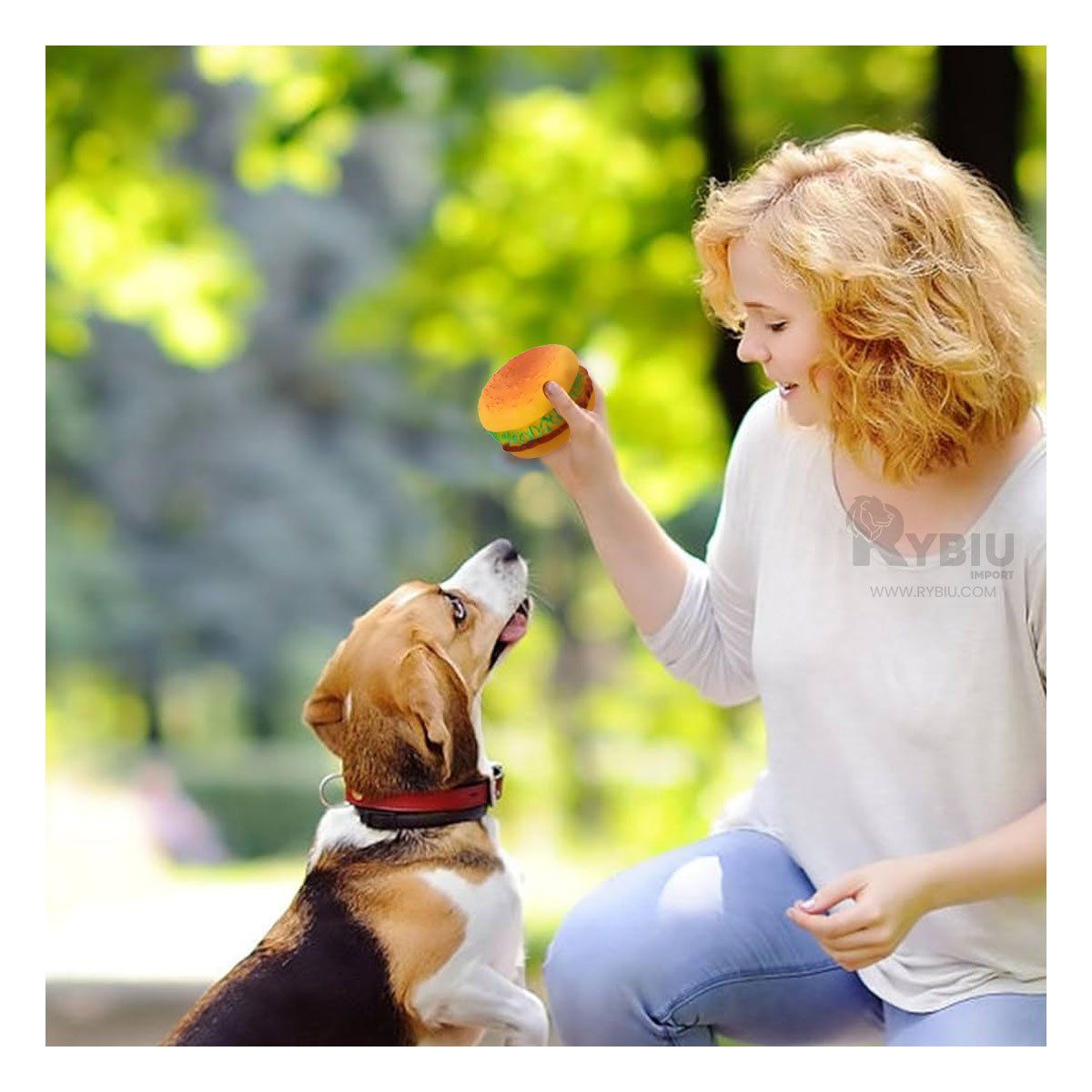 GENERICO - Hamburguesa Divertida de Mascotas Amarillo Y+Regalo Stickers