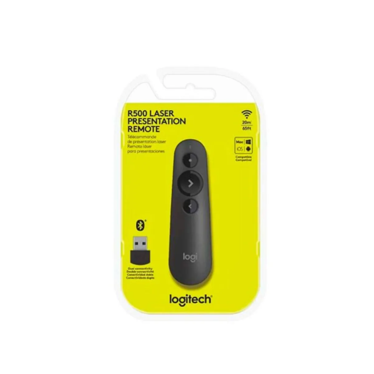 LOGITECH - PUNTERO LOGITECH R500 INALAMBRICO 20M RED LASER