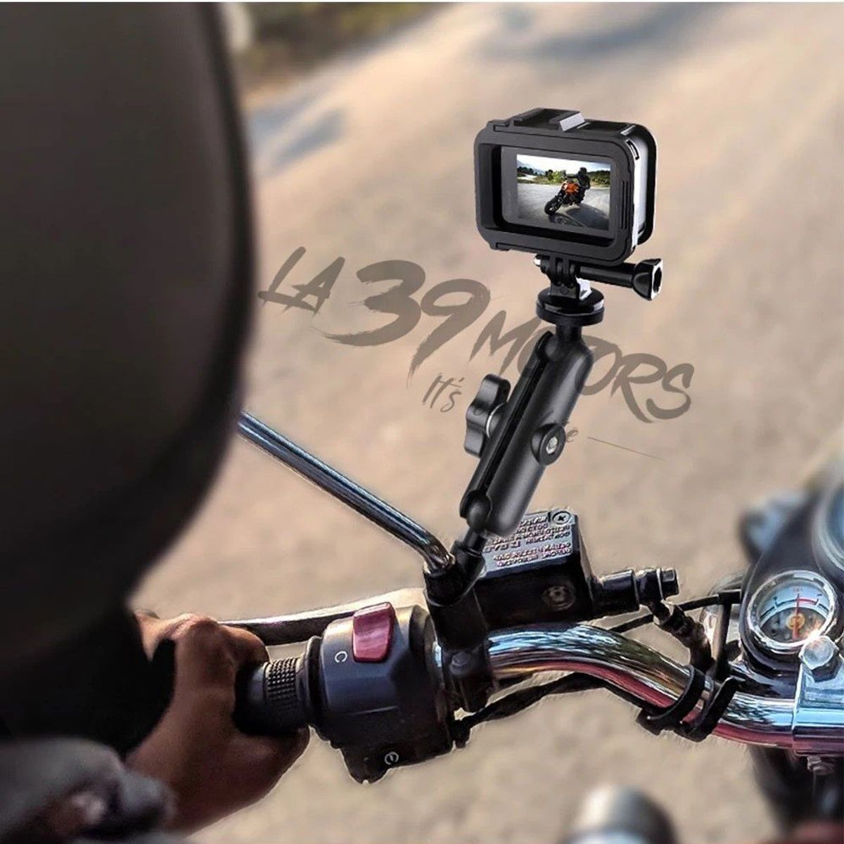 MOTOWOLF - SOPORTE MOTOWOLF PARA CAMARA DE ACCION BASE TIMON