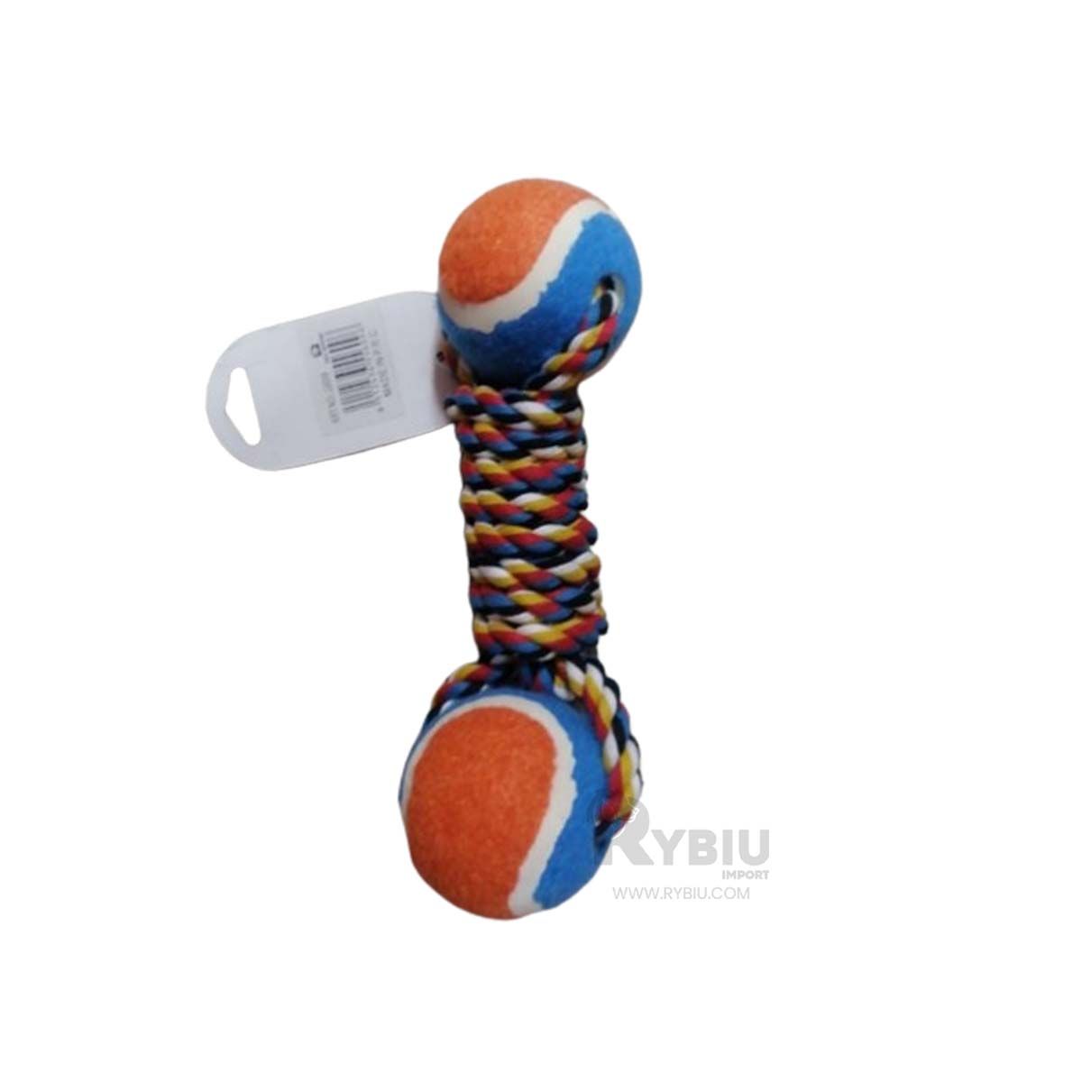 GENERICO - Pelota para Mascota Afelpado de Color Naranja Y+MiniAgenda