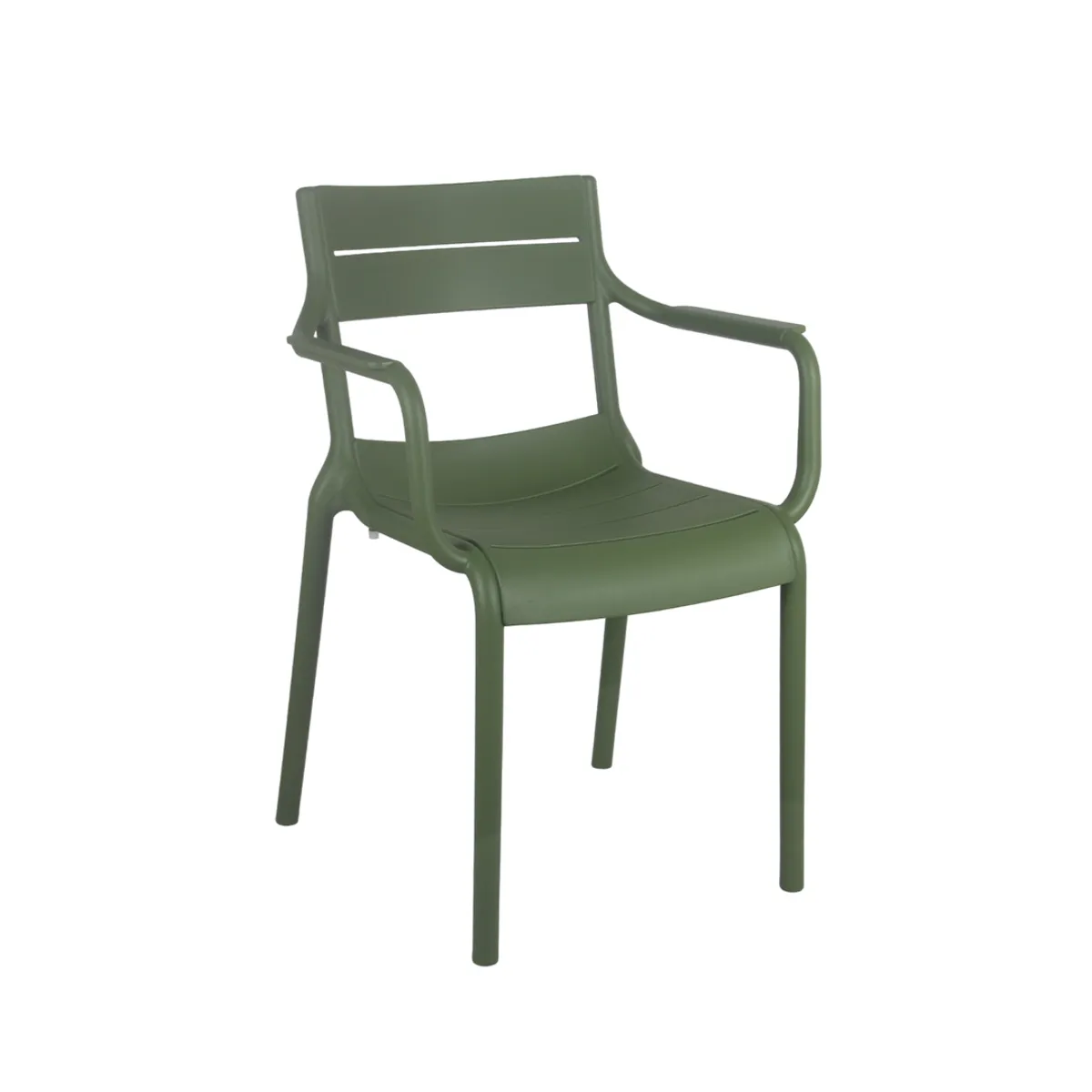 NIHM - Silla de Comedor con Reposabrazos Campito Verde