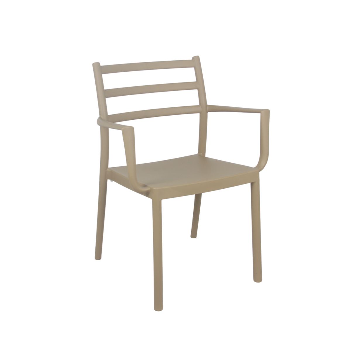 NIHM - Silla de Comedor con Reposabrazos Hampton Beige