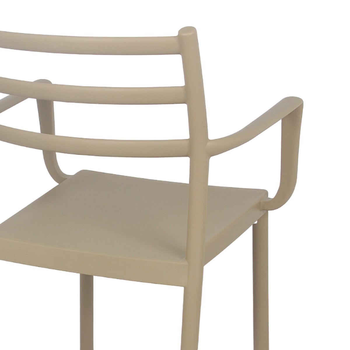 NIHM - Silla de Comedor con Reposabrazos Hampton Beige
