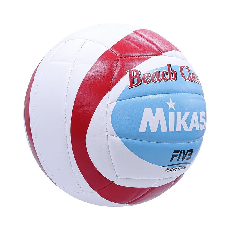 MIKASA - PELOTA DE VÓLEY PLAYA MIKASA COSIDO SOFT TOUCH 5 ROJO