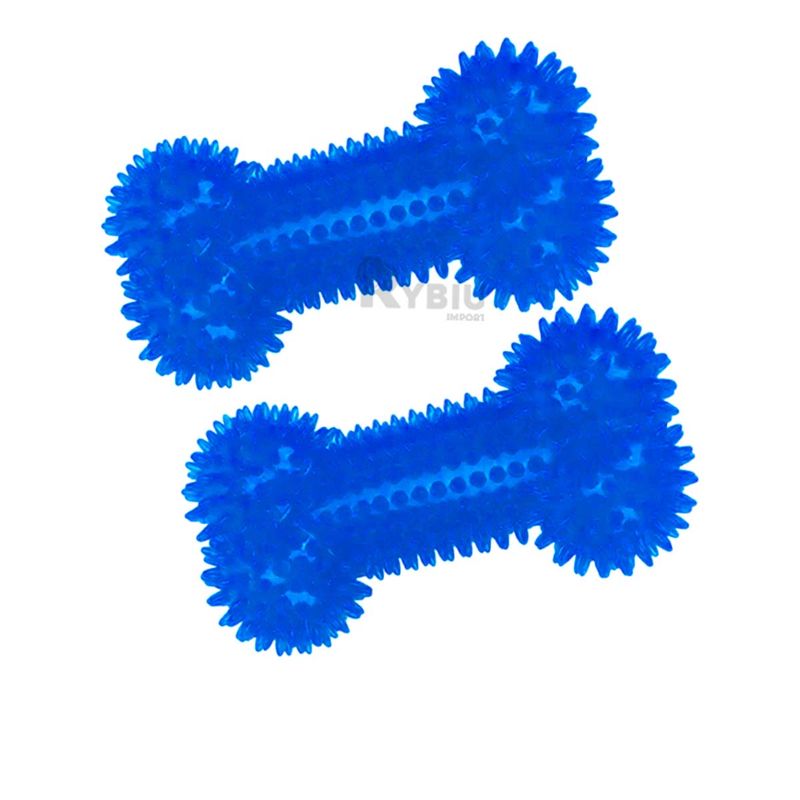 GENERICO - Kit de Huesos Flexible en Tono Azul Y+Banderitas Adhesivas