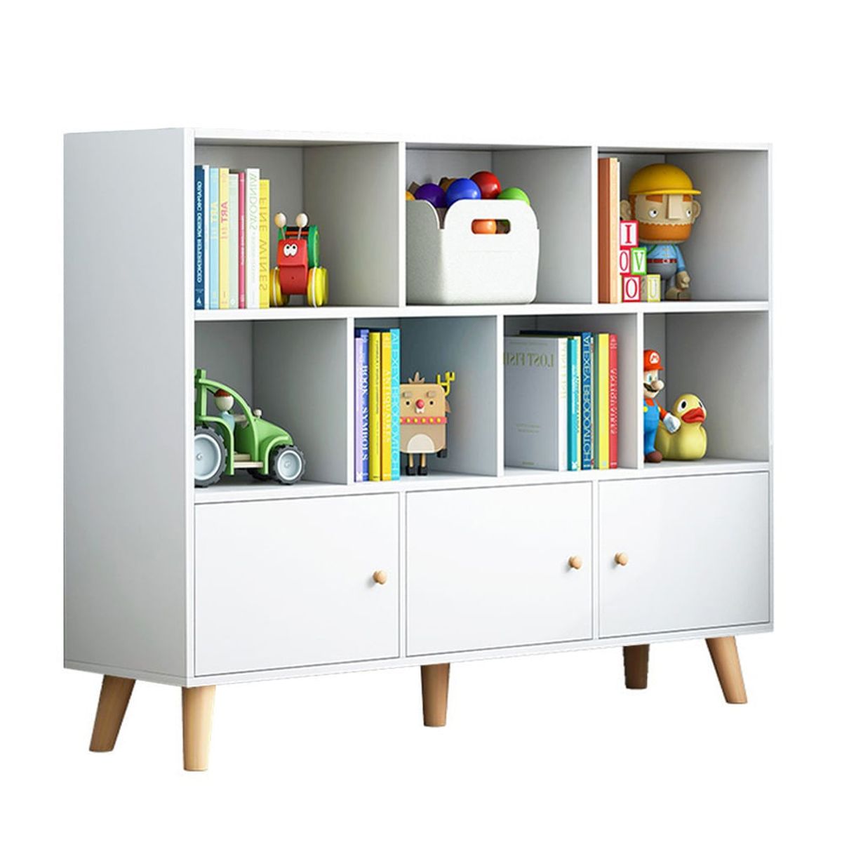 GENERICO - Librero Infantil Damon Blanco Amore Home