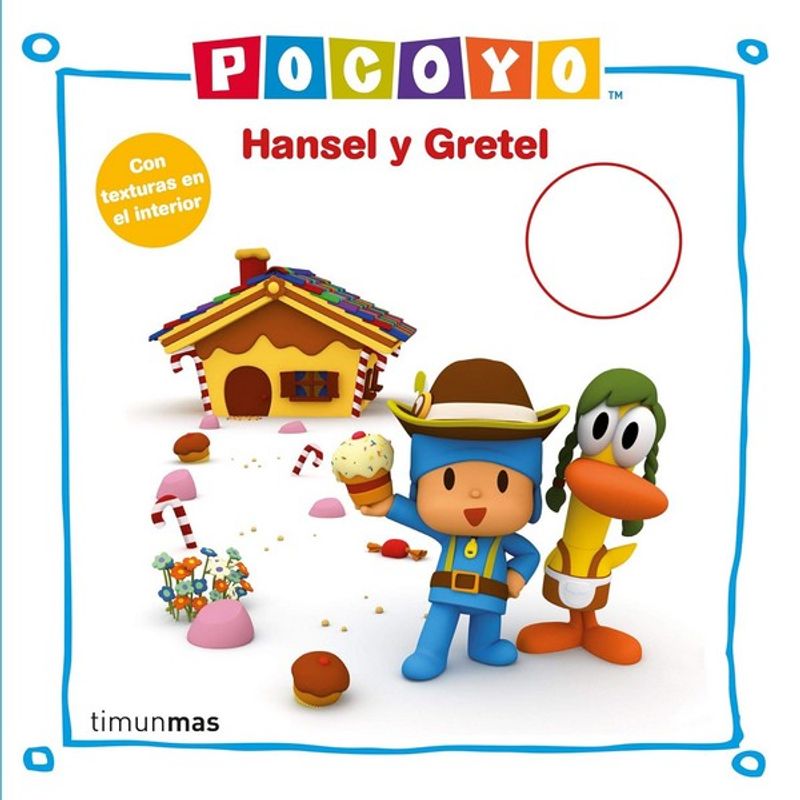 GENERICO - Libro infantil POCOYO HANSEL Y GRETEL CON TEXTURAS