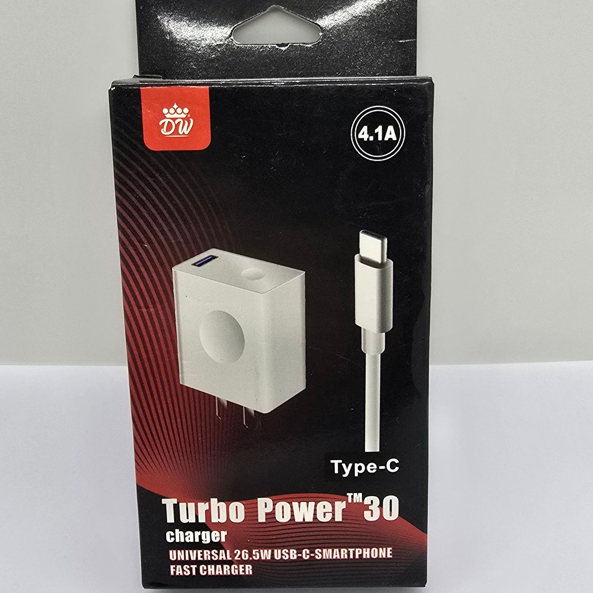 GENERICO - CARGADOR DE CELULAR DW TURBO POWER 3.0 TYPE C