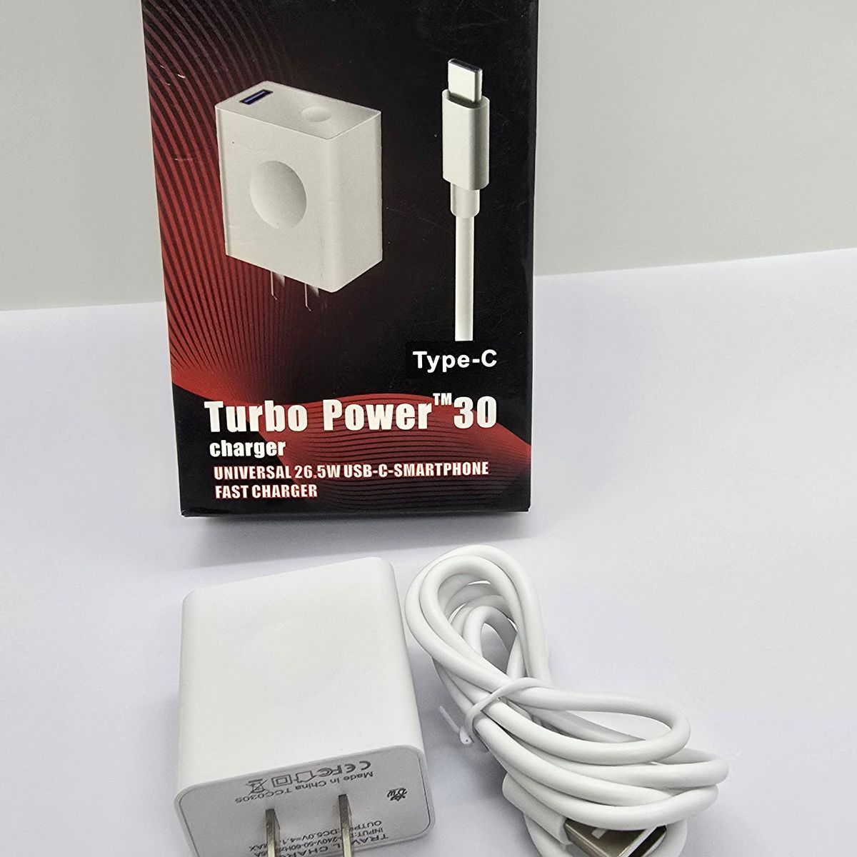 GENERICO - CARGADOR DE CELULAR DW TURBO POWER 3.0 TYPE C