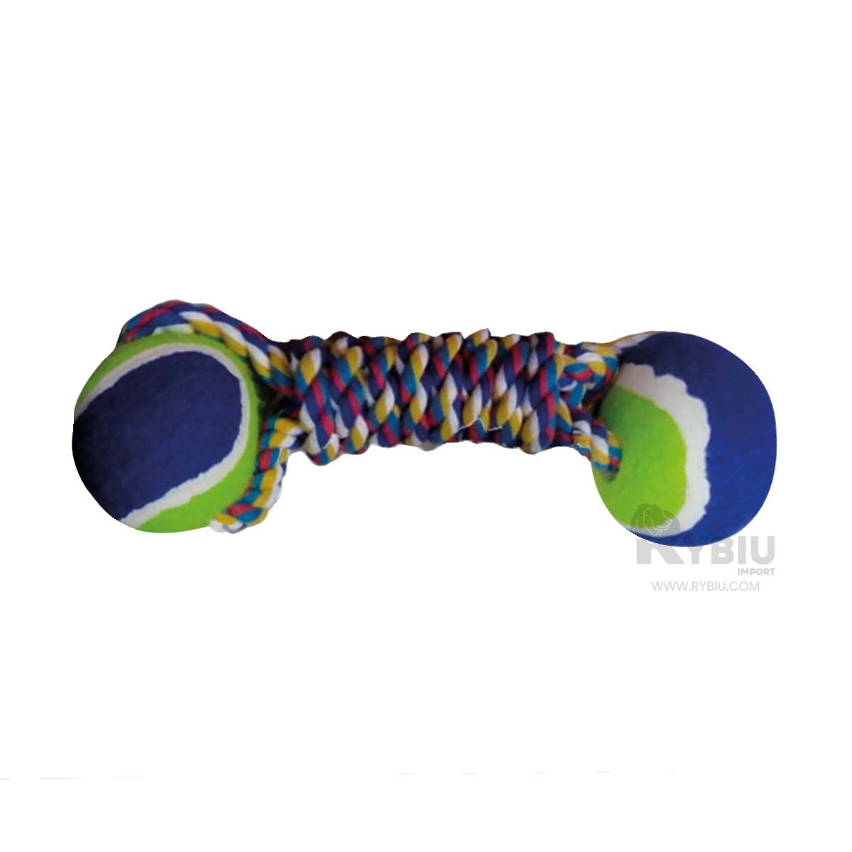 GENERICO - Pelota para Mascota Afelpado de Color Azul Y+MiniAgenda