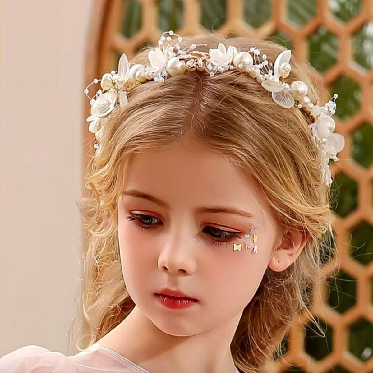 GENERICO - VINCHA DE NIÑA PARA BAUTIZO