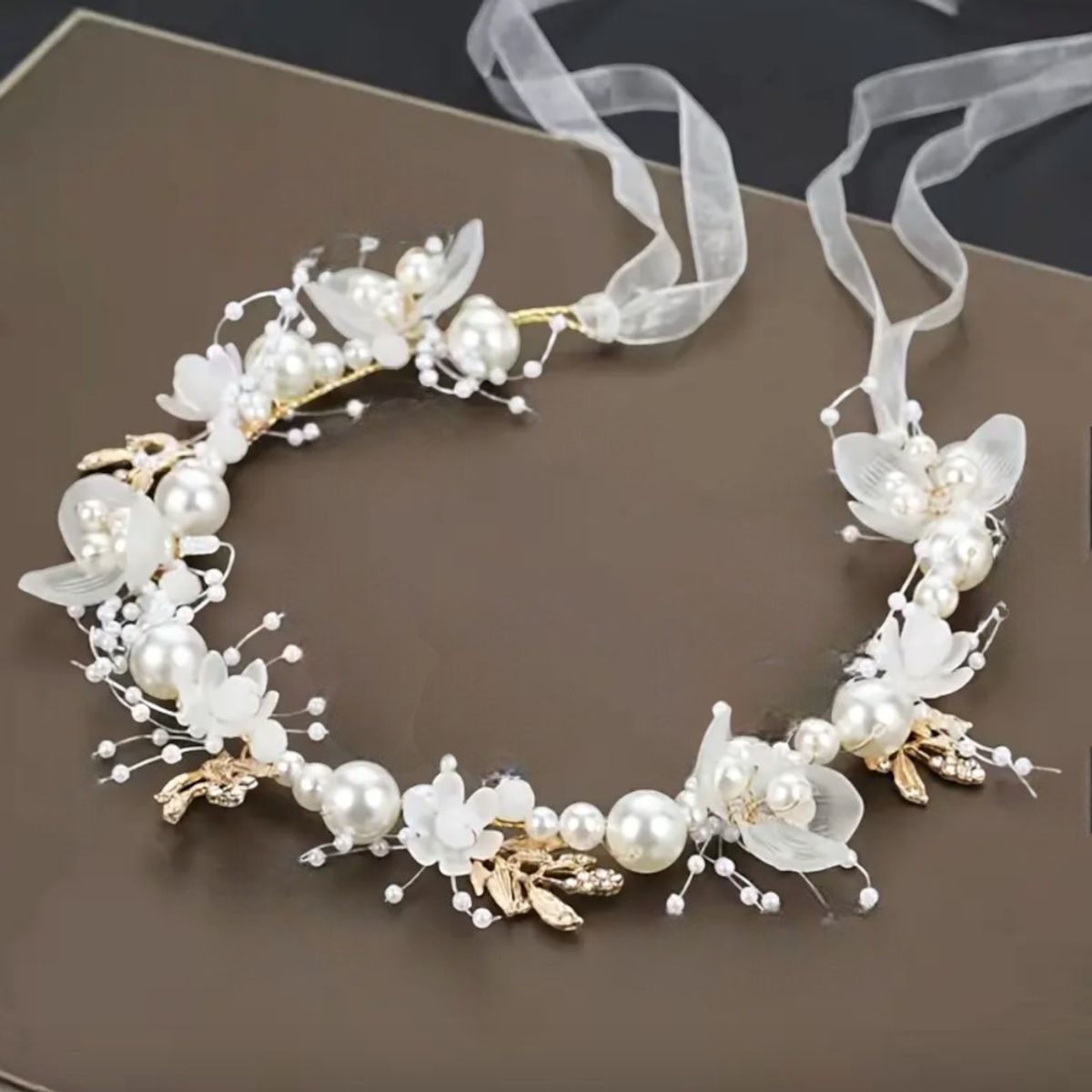 GENERICO - VINCHA DE NIÑA PARA BAUTIZO