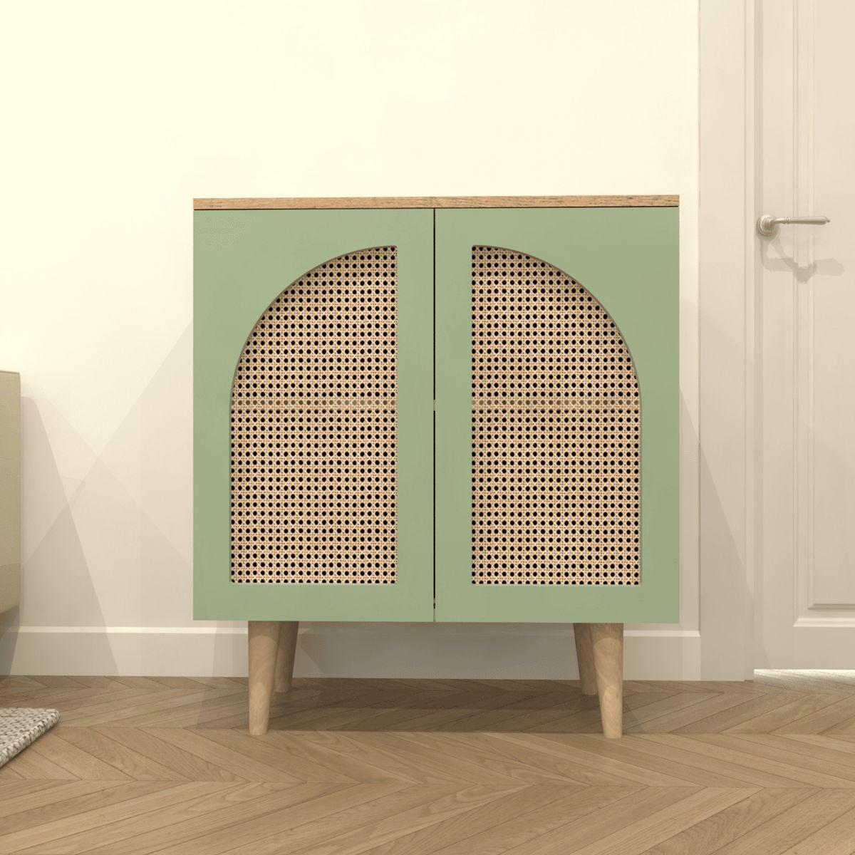 GENERICO - Aparador Rattan / Recibidor 2 puertas