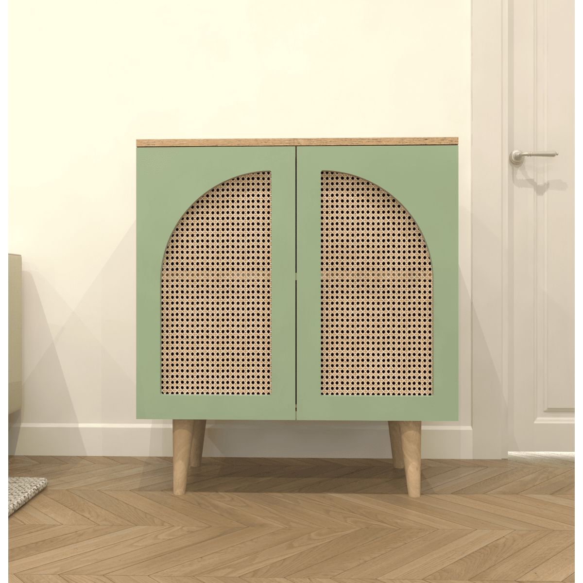 GENERICO - Aparador Rattan / Recibidor 2 puertas