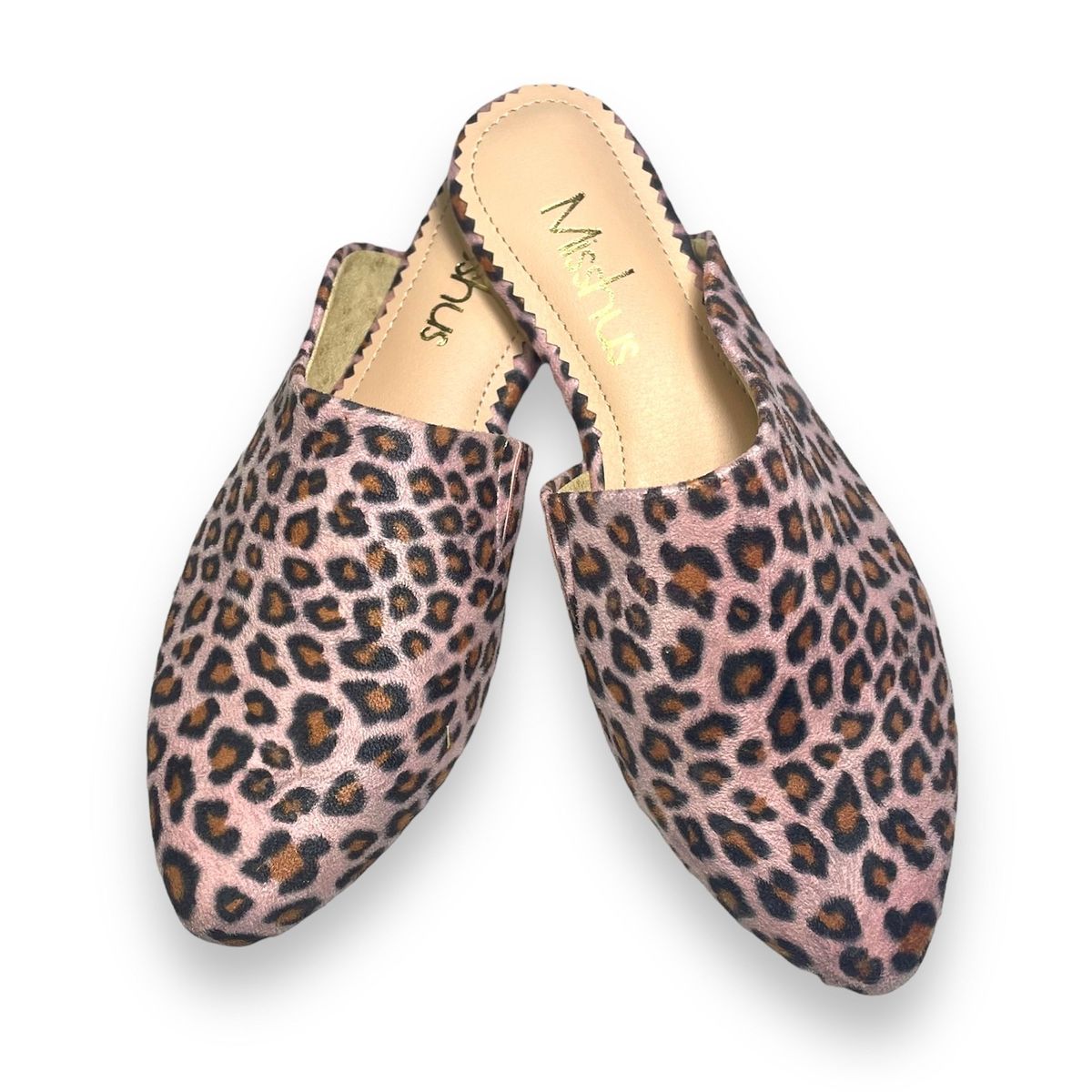 GENERICO - Zapatos mules Mujer Misshus Eva animal print rosado