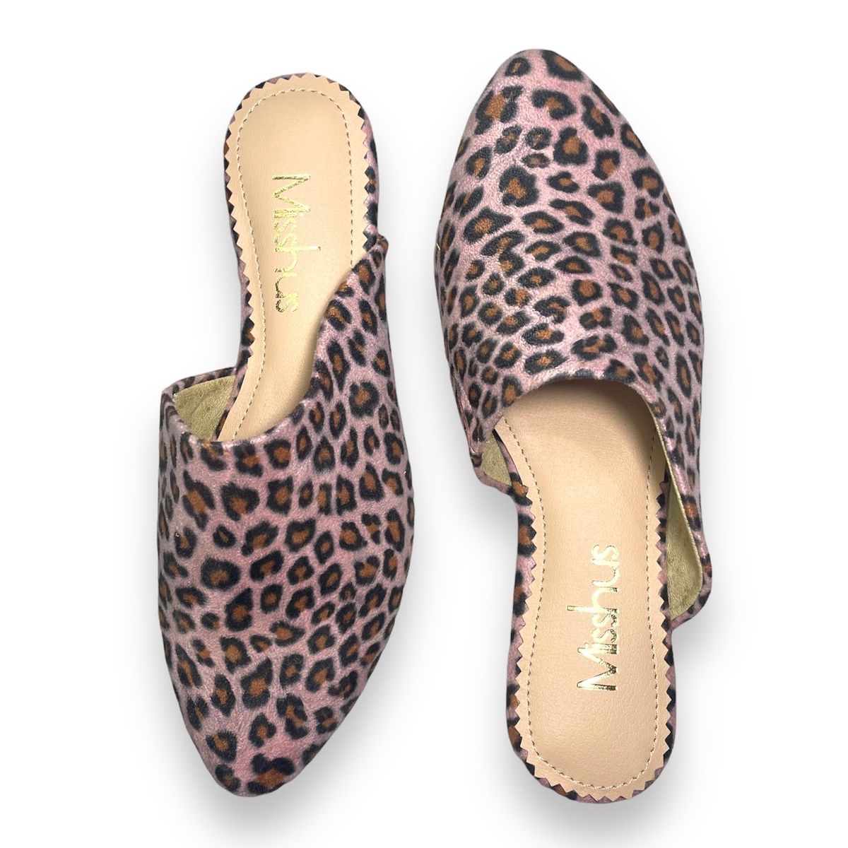 GENERICO - Zapatos mules Mujer Misshus Eva animal print rosado
