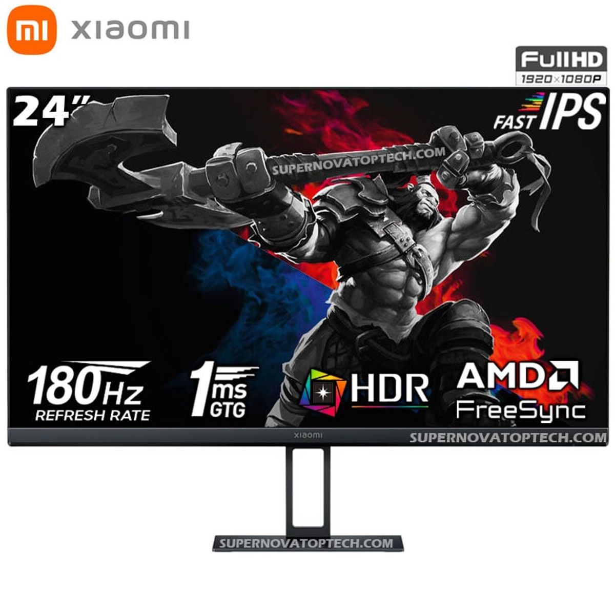 XIAOMI - Monitor Xiaomi G24I 24 FHD Fast IPS 180hz 1ms HDR AMD FreeSync
