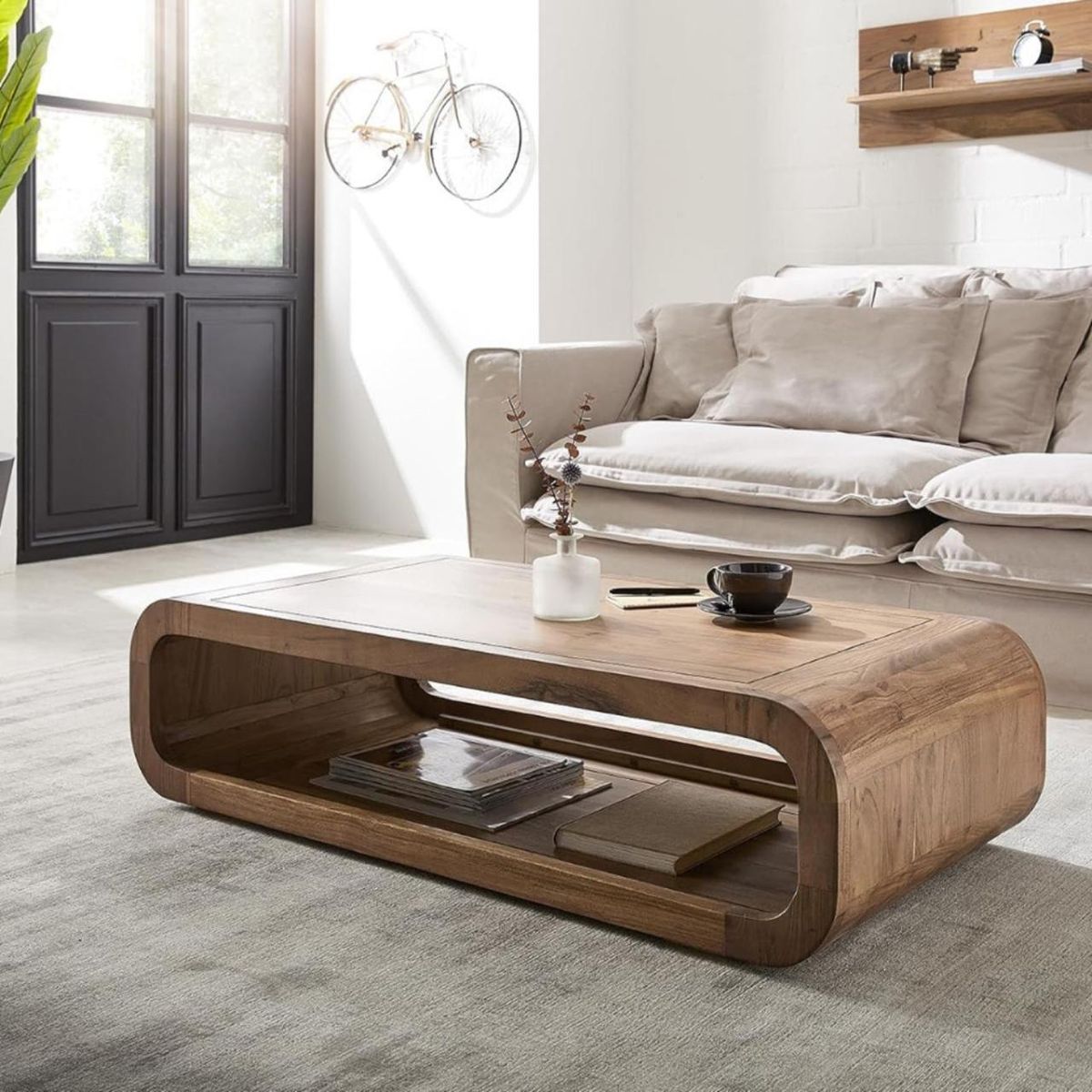 GENERICO - Mesa de centro de Madera Roxana Decoban Hogar