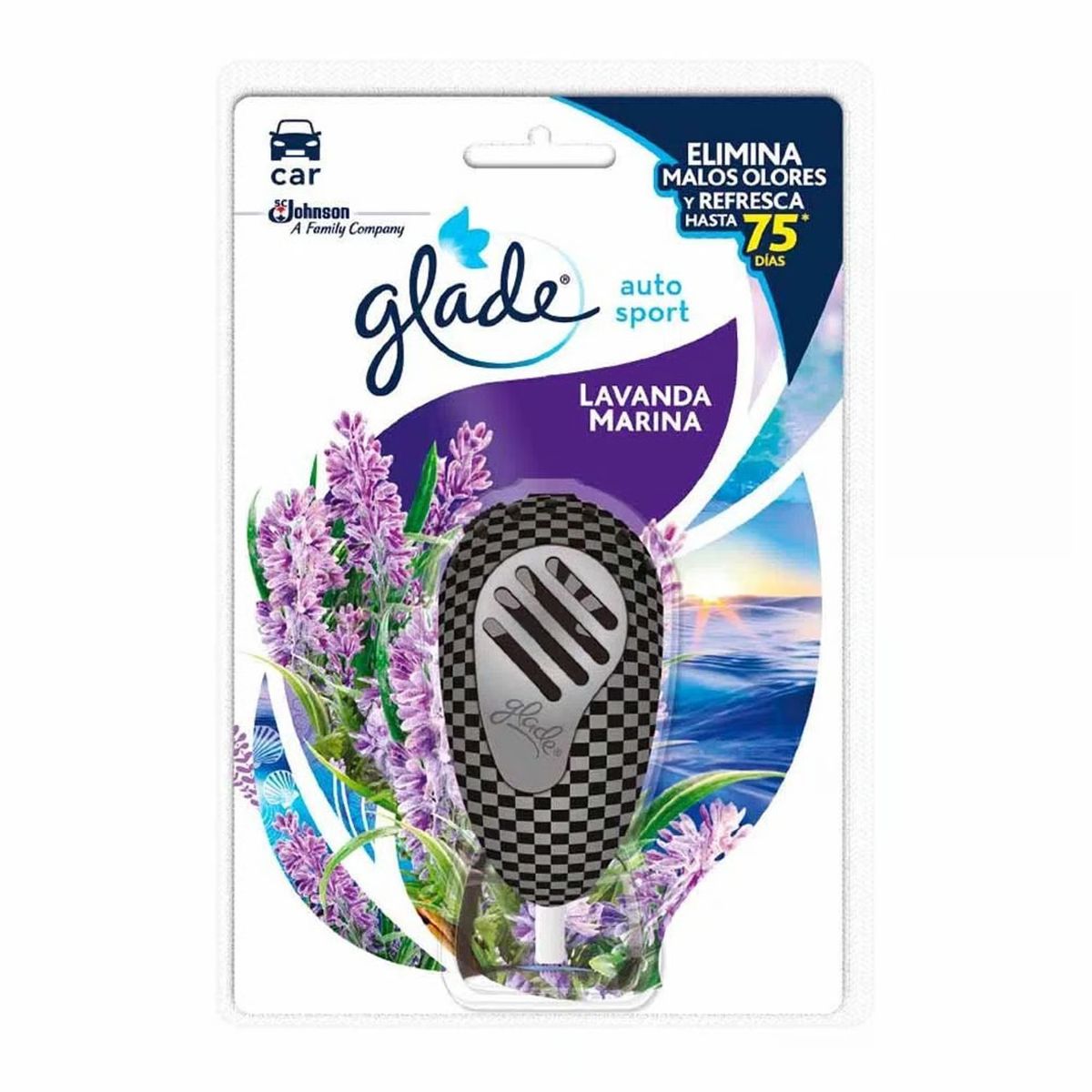 GLADE - Ambientador Glade Auto Sport 7ml Lavanda