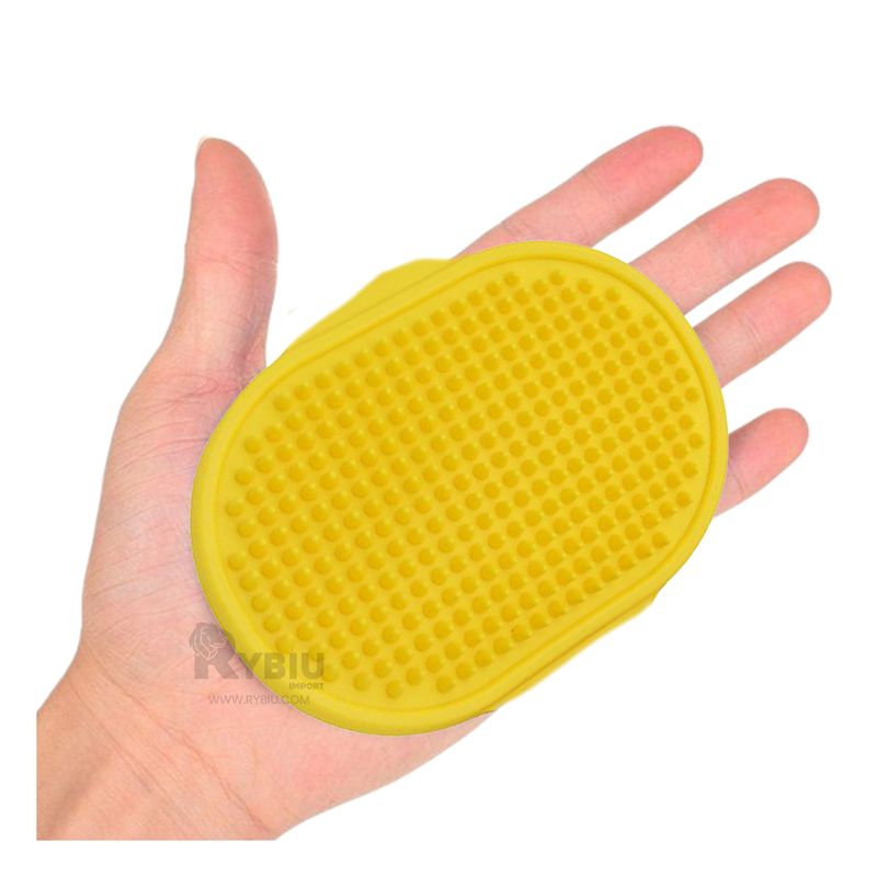 RYBIU IMPORT - Peine para Mascotas de Diseño Ergonomico Set de 3 Amarillo