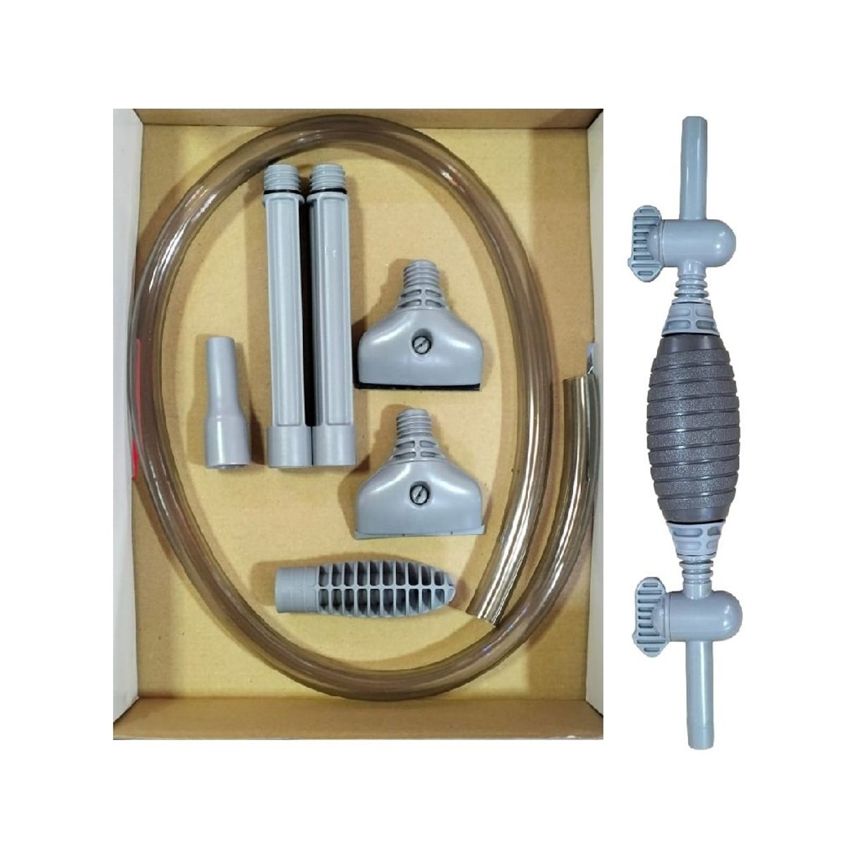 GENERICO - Aspirador sifón profesional para acuarios con accesorios