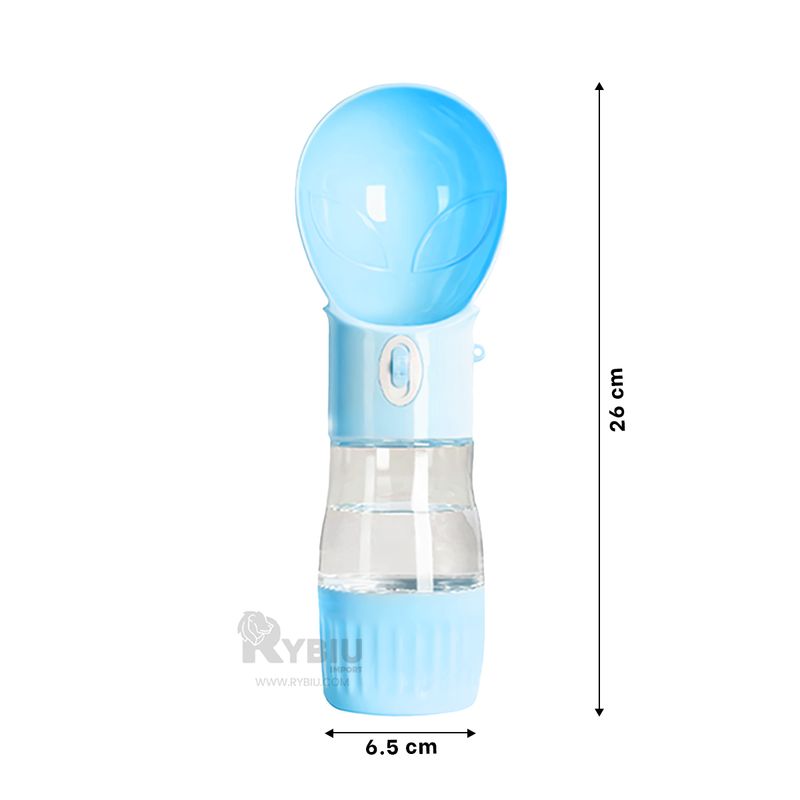 GENERICO - Bebedero Moderno para Gato de Tono Celeste Y+Gift Stickers