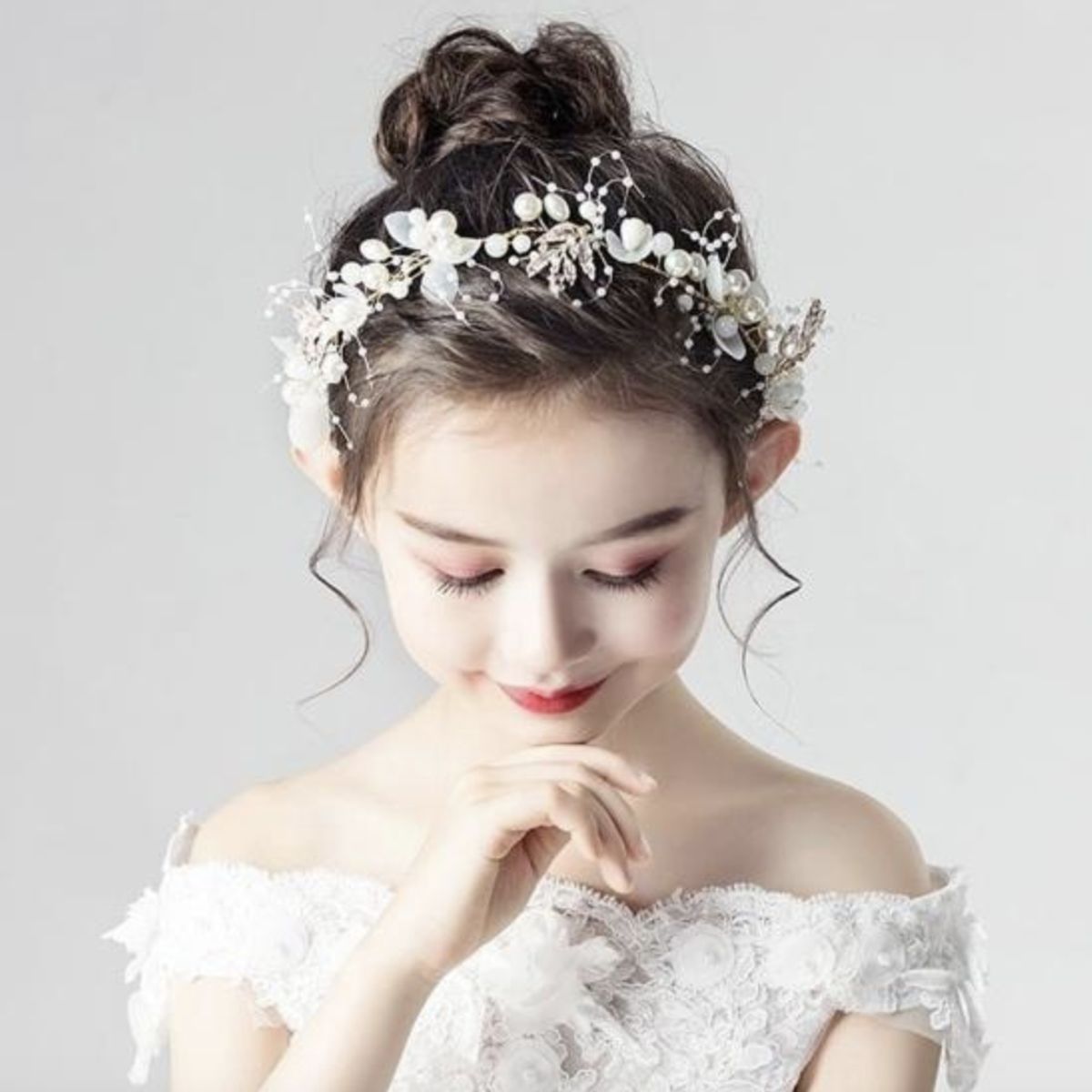 GENERICO - VINCHA CORONA PARA NIÑA PRIMERA COMUNIÓN Y FIESTA