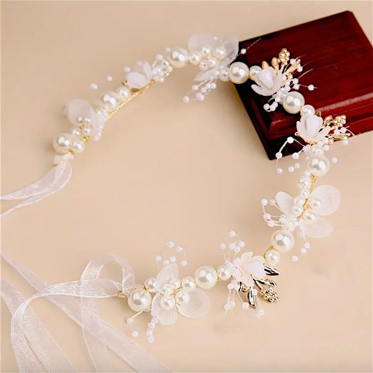 GENERICO - VINCHA CORONA PARA NIÑA PRIMERA COMUNIÓN Y FIESTA