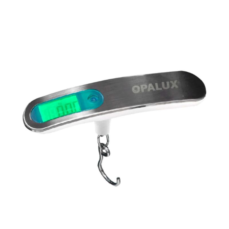 OPALUX - Balanza Digital de Equipaje Pantalla Verde OP-622 OPALUX