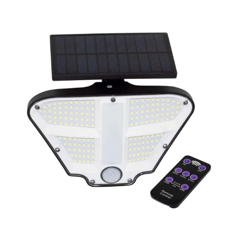 SEISA - Lámpara Solar LED con Sensor de Movimiento KQ-D07 SEISA