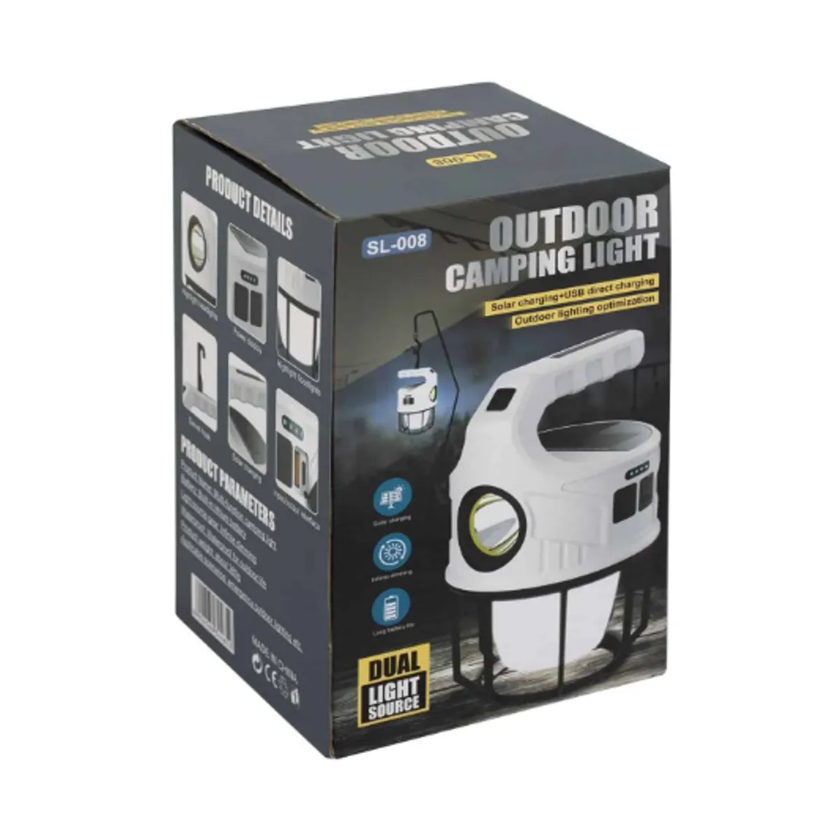 GENERICO - Lámpara de Camping Portátil Recargable SL-008