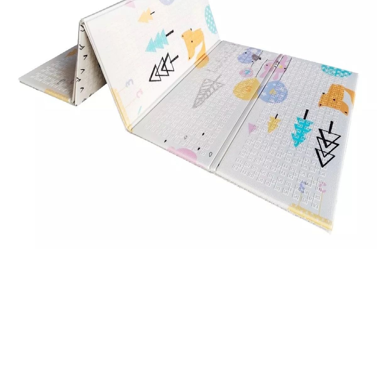 GENERICO - PISO ALFOMBRA PLEGABLE REVERSIBLE  ANTICAIDAS PARA BEBES