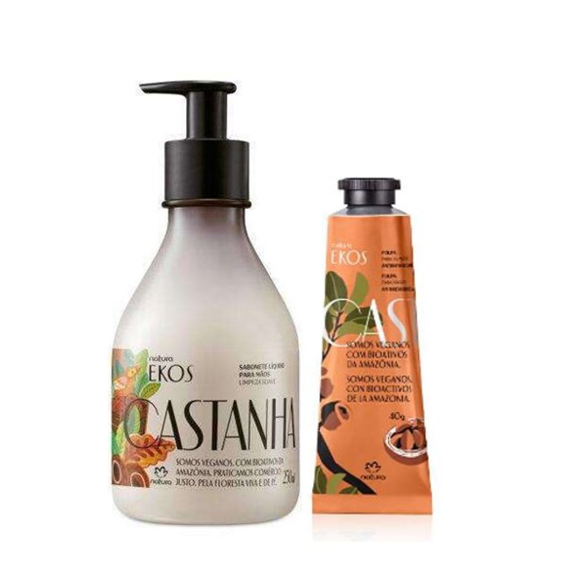 NATURA - Ekos Castaña jabon liquido + Pulpa de manos Natura tododia