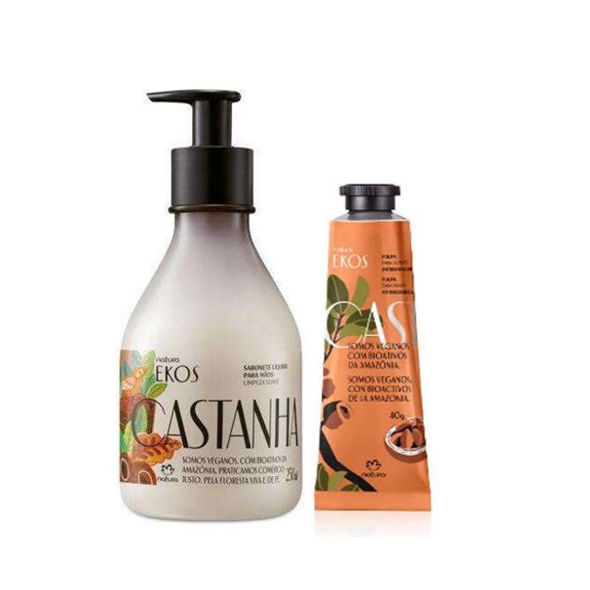 NATURA - Ekos Castaña jabon liquido + Pulpa de manos Natura tododia