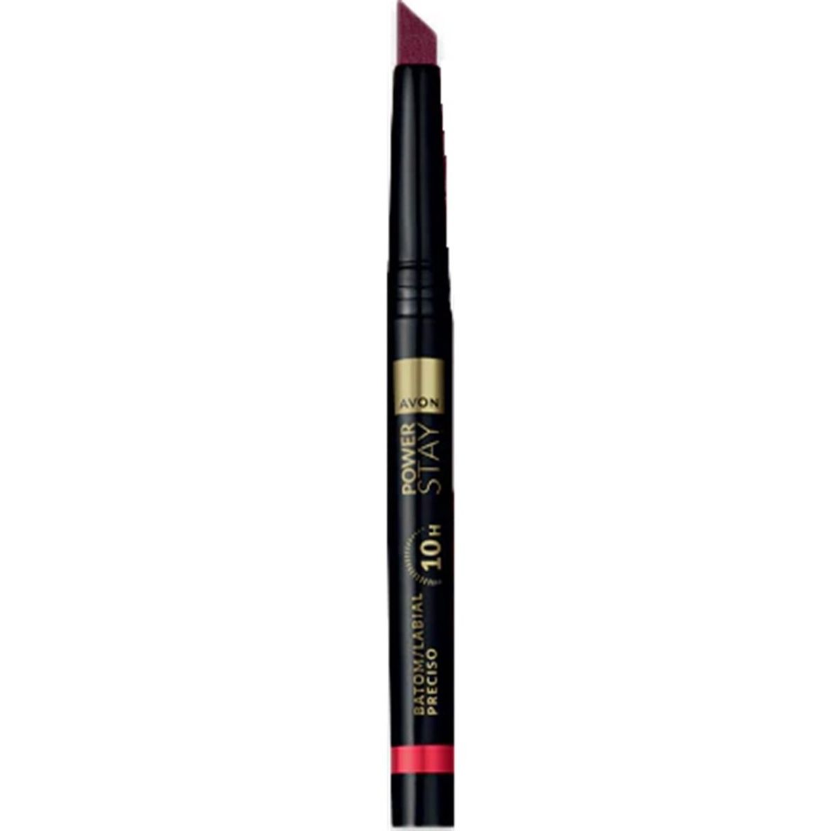 AVON - Avon Power Stay Labial Preciso 10h - 1,2 g - GARNET GLORY