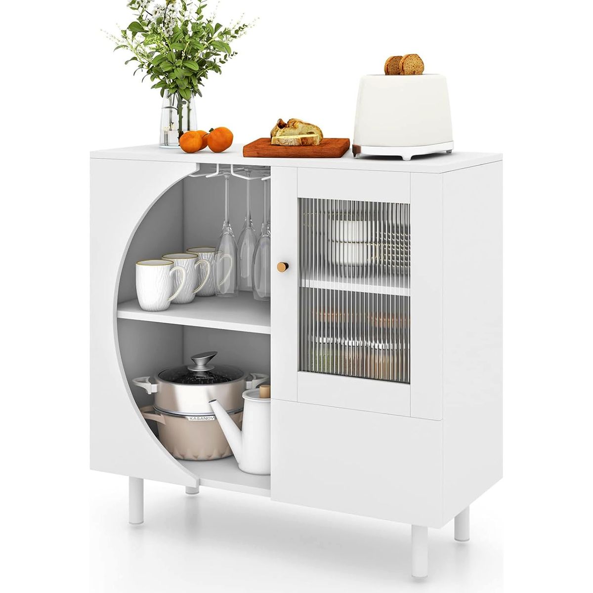 GENERICO - Vitrina Aparador Destiny Blanco Amore Home